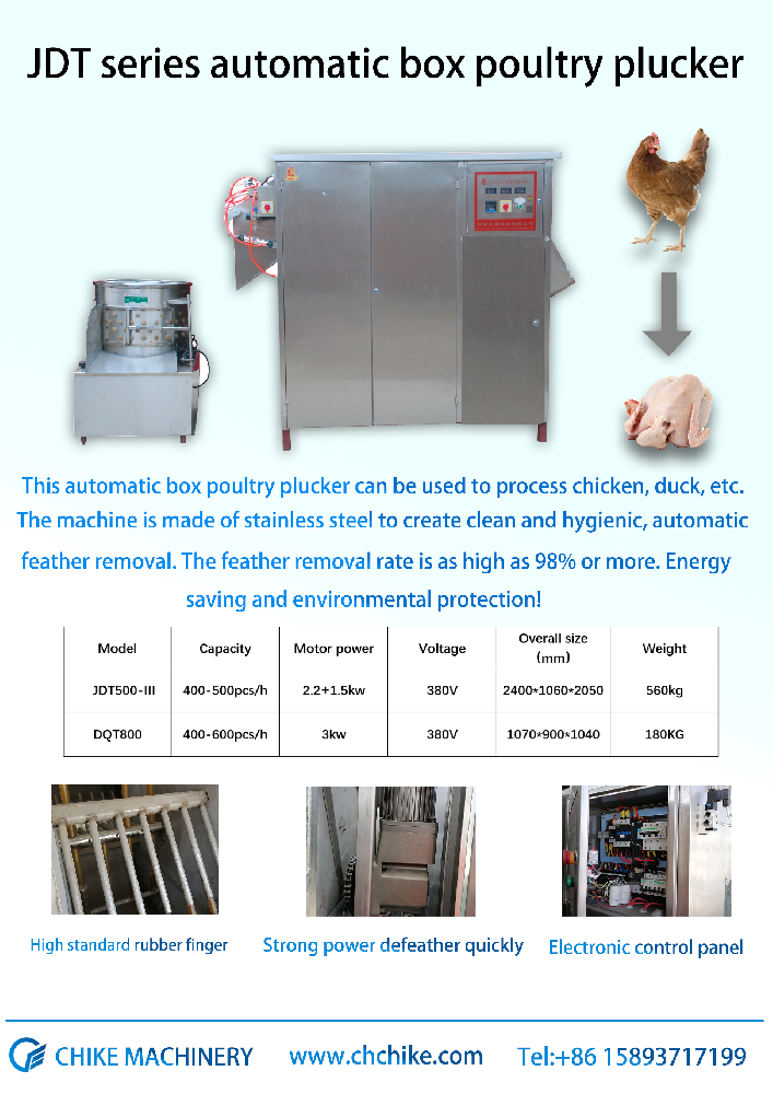 Full automatic tank for bleeding and scalding poultry.